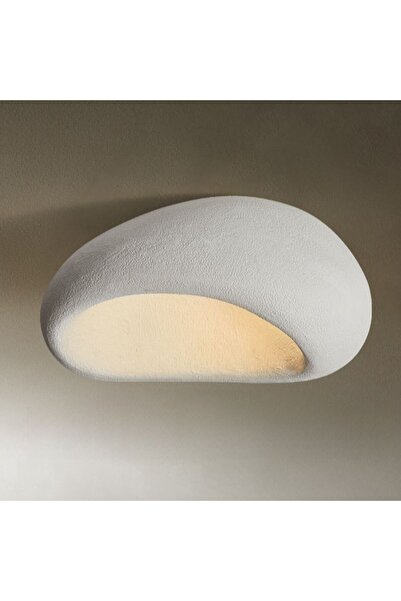 Lambadar Titan Tekli Modern Iskandinav Model Beton Avize Oturma Odası Salon Hol Mutfak Sarkıt Avize