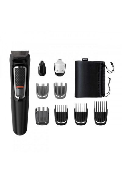 Philips Philips 9-in-1 beard and hair trimmer MG3740-15 Automatic sharpening blades Battery 6 combs