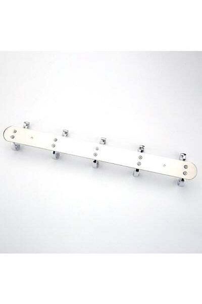 HALAMODO Wall Mounted Coat Rack with 5 Hooks Rectangular Wall Mounted Modern Coat Rack for Jacket & Coat & Ha