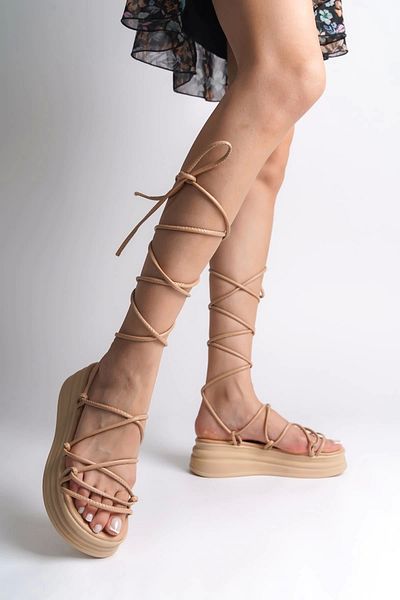 TB Terzi Bey Samantha Ankle Strap Ορθοπεδική Σόλα Γυναικείες Παντόφλες Tt - Ten