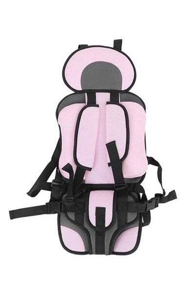 HALAMODO Portable Cushioned Baby Car Seat, with Double Skinned Headrest, Auto Child Safety Seat Simple Car Po