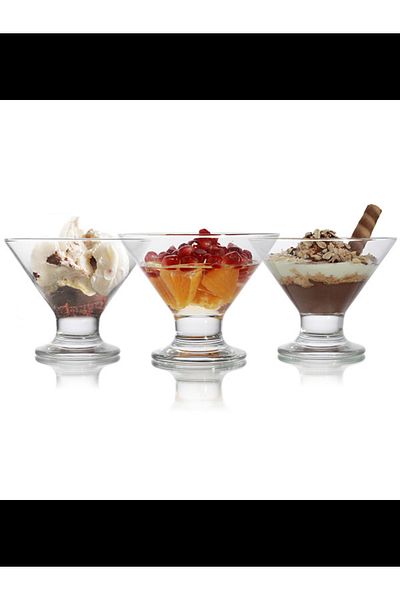 LAV Glass Footed Freezer 165Cc (6 Pcs) Dessert Bowl