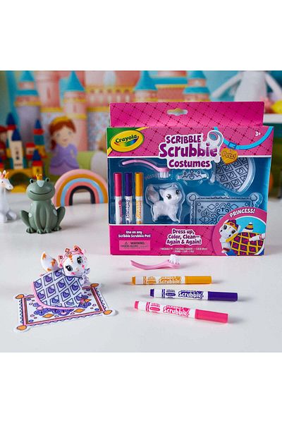 Crayola Scribble Scrubbie Princess Pack Draw & Paint
