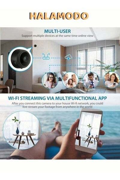 HALAMODO 1080P HD Hot Link Remote Surveillance Cameras