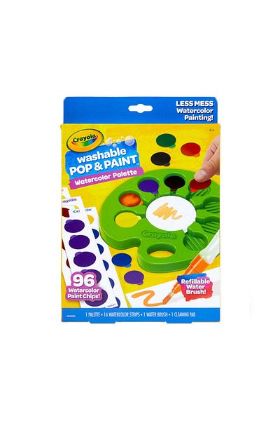 Crayola Pop Paint Washable Watercolor Palette