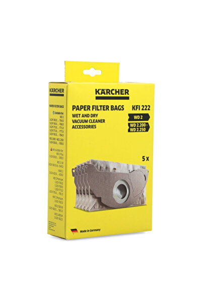 Karcher 5-Piece Paper Filter Bag