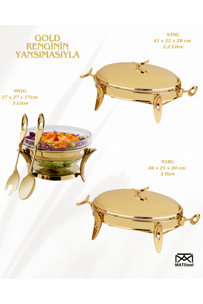 MATSteel Kraliyet Dokunuşu 3'lü Set