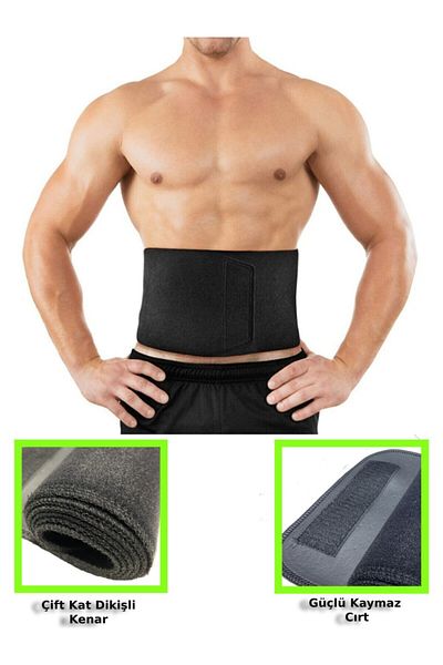 SAUNA SUIT Unisex Thermal Sauna Sportsman Belt - Zay1Flama Ya? Waist Belly Belt