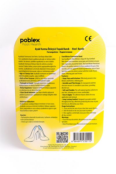 Poblex Adhesive Anti-Heel Sticking