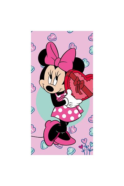 Minnie Mouse Cotton bath towel, 70x140 cm, multicolor, Minnie Mouse