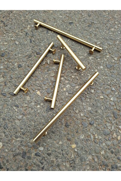 ARON Luxury 128mm Matte Gold Tv Unit Console, Dresser, Kitchen Cupboard and Lid Drawer