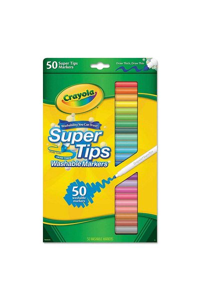 Crayola Super Tip Washable Markers 50pc