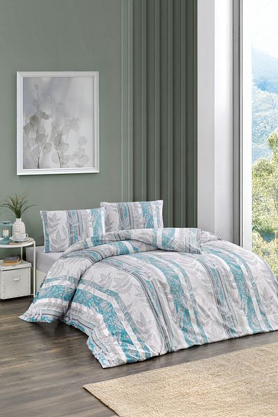 MARLA HOME Set cuvertură dublă |   Bumbac |   Cearșafuri elastice