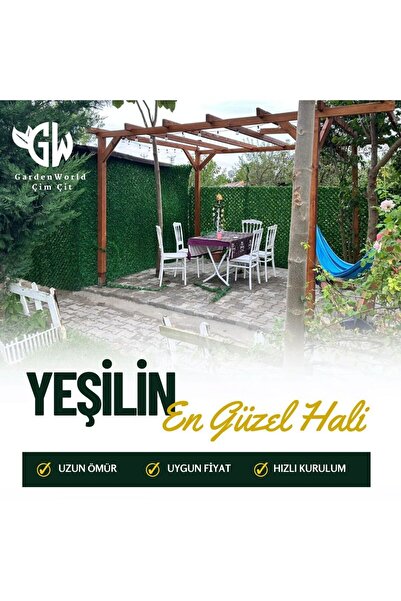 gardenworld Hat Tel Örgü Çim Çit Örgü Telli Bahçe Çiti 100 Cm X 4 Mt