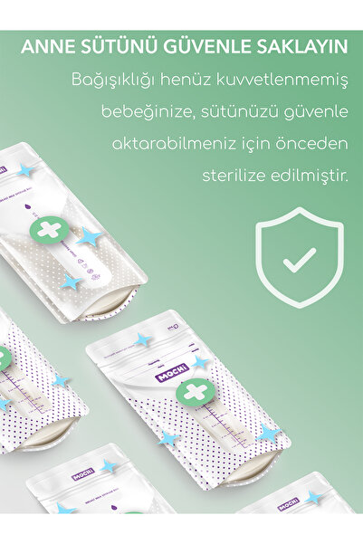 Mochi Breast Milk Storage Bag 120 Pieces