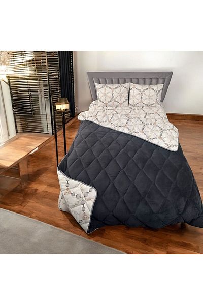 Arma Concept Double Double Sided Luxury Quilt Honeycomb Pattern (195X215)
