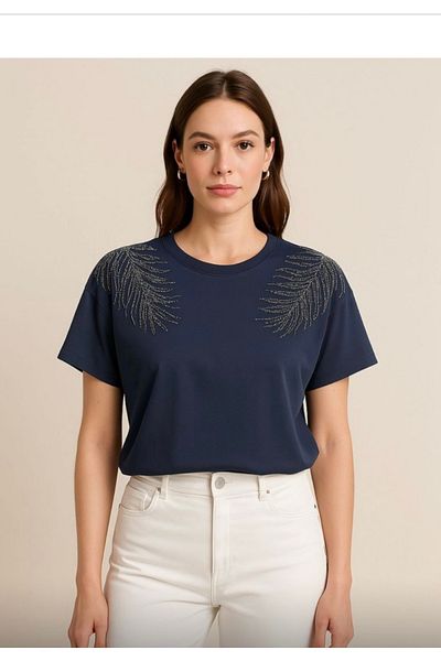 Lotus Stylish Bluz with Stone Stitching