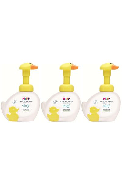 Hipp Babysanft Baby/Child Hand Washing Foam 250ml with Pump (Set of 3)