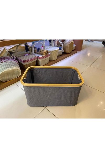 ÇIRPAN EV СИВА СГЪВАЕМА КОШНИЦА 54X33X28СМ