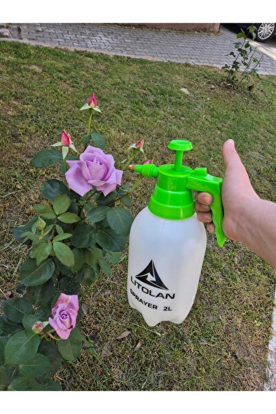 LITOLAN BASINÇLI POMPA 2LT BİTKİ SULAMA VE İLAÇLAMA POMPASI BEYAZ
