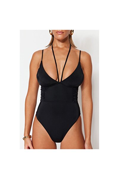 DEEP BEACH Μαγιό με λεπτομέρεια με λαιμόκοψη σε σχήμα V