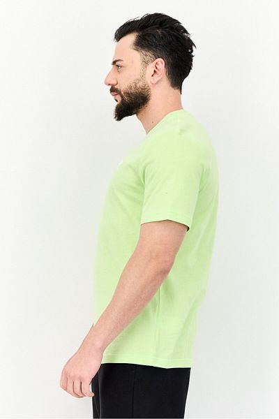 adidas Men Sportswear Fit Short Sleeve Outdoor T-shirt, Lime