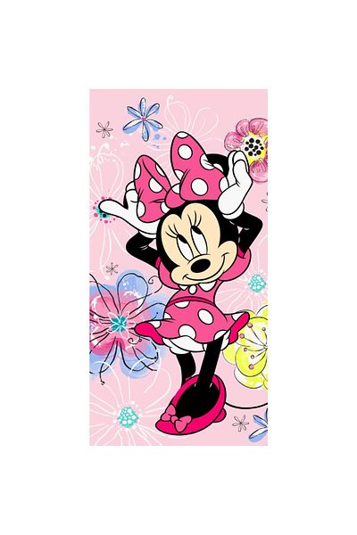 Minnie Mouse Children's bath towel, 100% cotton, 70x140 cm, multicolor, Minnie Mouse