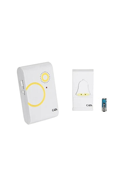 Cata CT-101 Kablosuz Kapı Zili Sarı Uzaktan Kumandalı 35 Melodili 100 m Menzi...