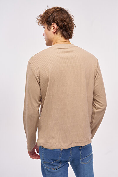 JB John Borners Мъжки суитшърт с кръгло деколте John Borners с стикер Needle