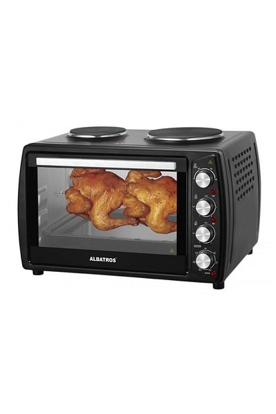 ALBATROS Albatros Electric Oven A63BPRC2 63 liters 3200W Convection Rotisserie 2 hobs