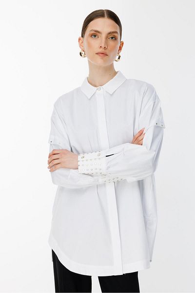 Ghisa Tunic White