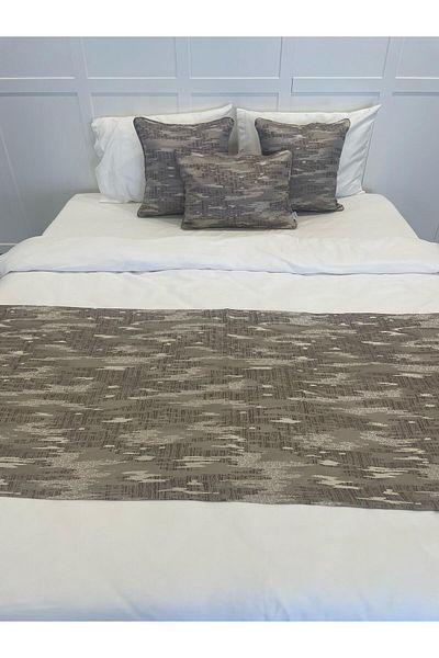 Lucien Home Bed Runner Throw Pillow Set