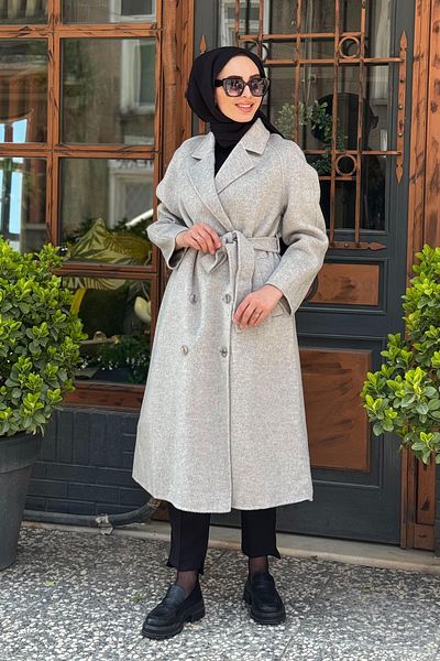 Gray Coats 🧥 40-80% off! | Stylish and Sophisticated - Trendyol Gray Coats 🧥 40-80% off! | Stylish and Sophisticated - Trendyol