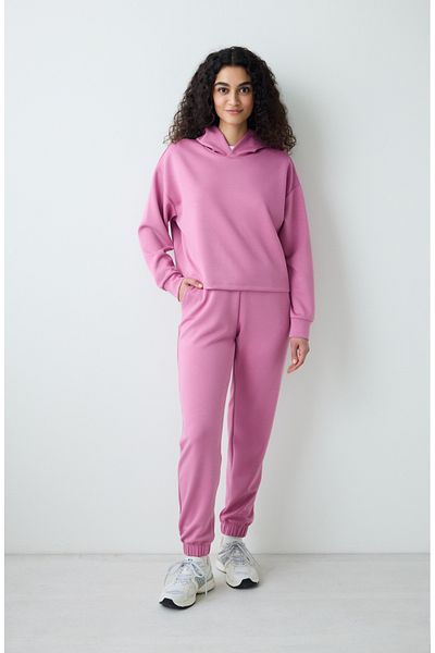 Penti Rosafarbenes Silky Touch Sweatshirt mit Kapuze