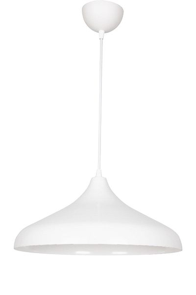 Fer Avize Nil Special Design Bright White Metal Cafe - Kitchen Single Chandelier