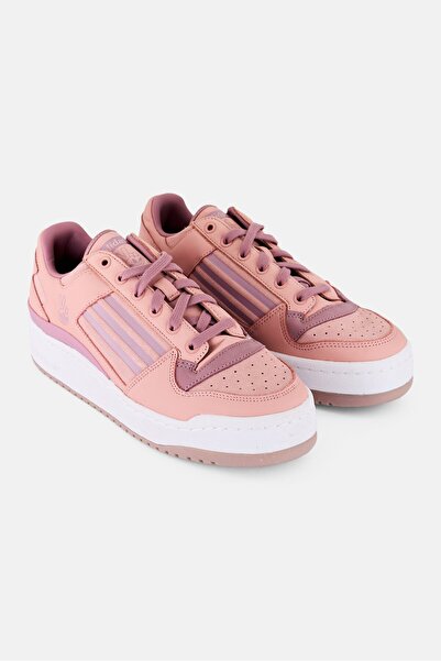 adidas Women Forum Bold Lace Up Outdoor Shoes, Dusty Pink
