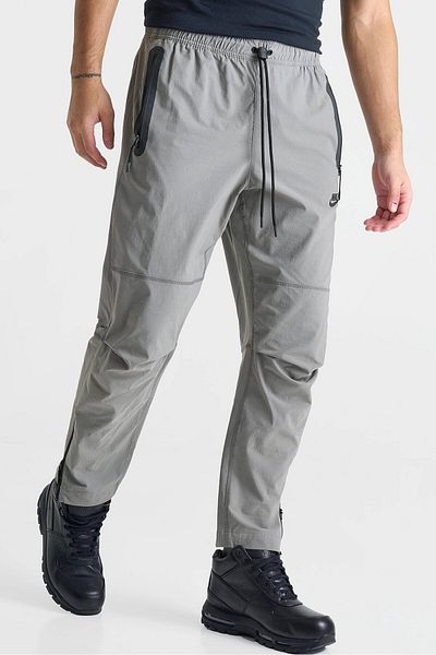 Nike Tech Woven Men's Taper Leg Pant Parachute Fabric Men's Sweatpants Dark Gray