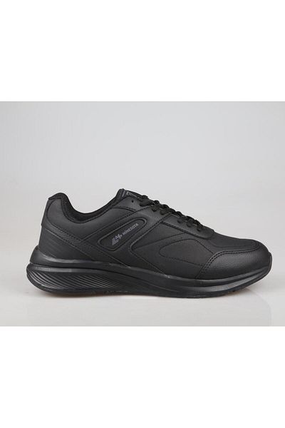 M.P. Lace-Up Comfortable Sole Casual Sneaker Black Shoes