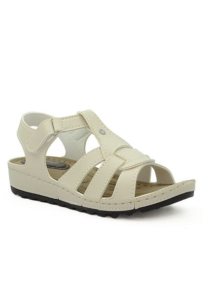 LETAO Women's Confort Comfortable Flexible Cream Mother Sandals
