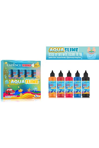 Cadence KOOKY AQUASLIME KENDİN YAP KARMA SET 5X90ML