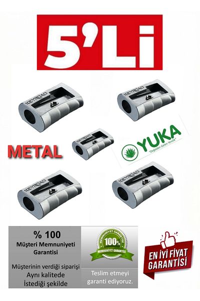 Yuka Metal Pencil Sharpener 5 Pcs Metal Pencil Sharpener 5 Pcs