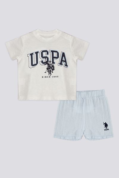 U.S. Polo Assn. SS24-US POLO BEBEK-Set 2 bucăți băiețel-USB1853