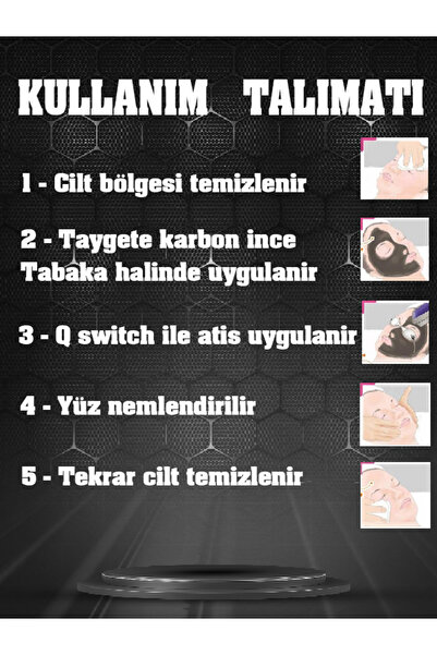 TAYGETE CARBON GEL Qswitch Cihazları Için Orginal Taygete Karbon Jel Ndyag Karbon Gel 80g