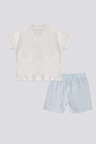 U.S. Polo Assn. SS24-US POLO BEBEK-Baby Boy 2 Pieces Set-USB1853