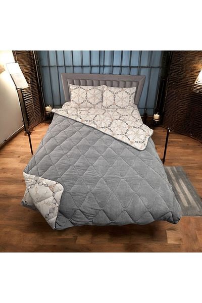 Arma Concept Double Double Sided Luxury Quilt Honeycomb Pattern (195X215)