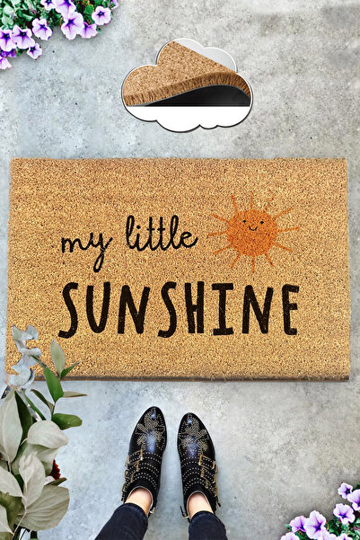 Iromika Home Coco Mysun 40x60 Cm Kıl Paspas, Dekoratif Çok Amaçlı İç Ve Dış Kapı Paspası