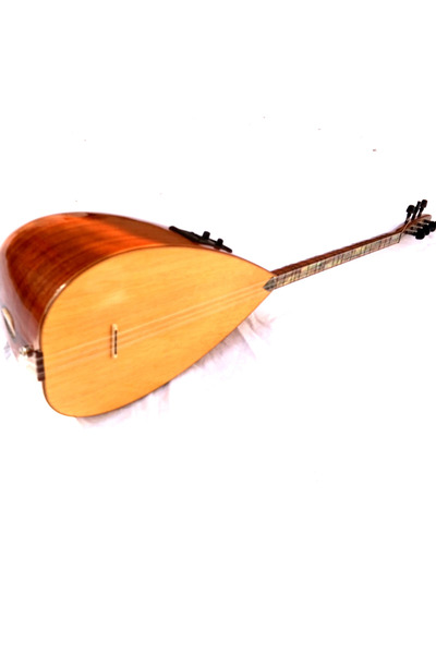 Unosell Kısa Sap Mahagoni Saz Bağlama, Mahohani 45cm Short Neck Saz Baglama With Equalizer Free Case s1a