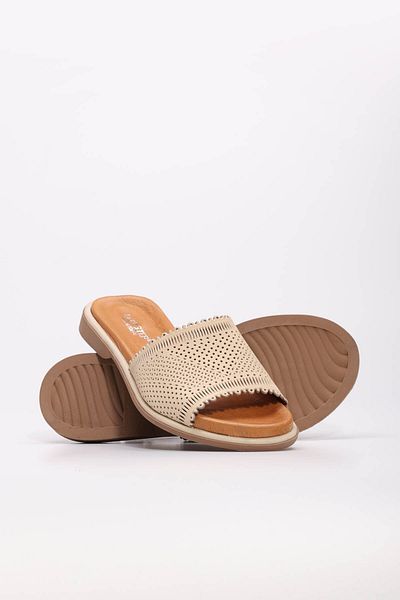 FAST STEP Papuci plati pentru femei din piele naturala 972ZA1204