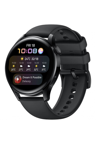 Huawei Ceas Smartwatch Huawei Watch 3, 46mm, Active, Negru