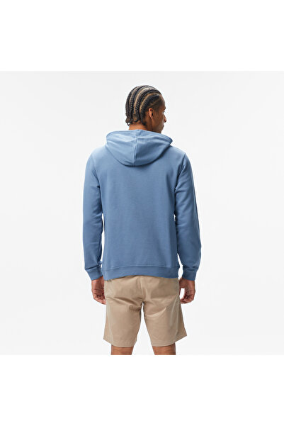 Converse Go-To Unisex Kapüşonlu Mavi Hoodie